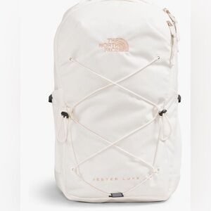 The North Face Women's Jester Luxe Everyday Laptop Backpack, rose gold zipper